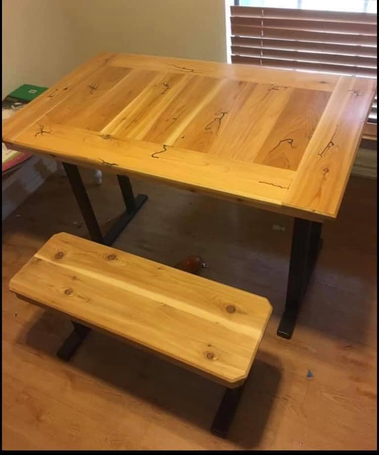 Burned table